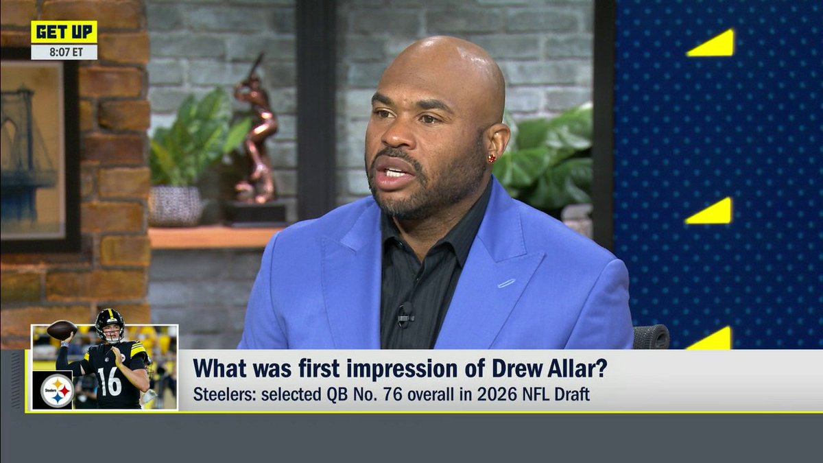 "This is exactly what you want from a third-round pick." Steve Smith Sr. shares his thoughts on Drew Allar after his preseason debut 🏈
