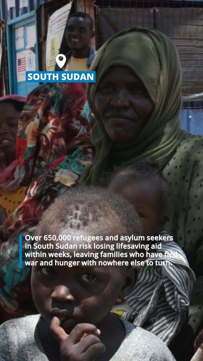 📍#SouthSudan: Food and nutrition assistance for 240,000 refugees could stop in September as funding runs out. With new arrivals continuing from Sudan each week and rainy-season access challenges growing, refugee families could face even deeper hunger without immediate support.