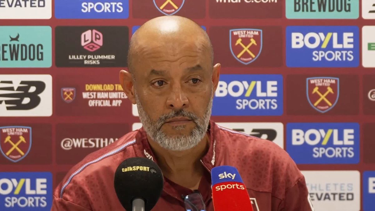 "We don't have too much time, we need more bodies" 🆕 Nuno Espirito Santo says that although he has been patient, more signings are needed at West Ham 🎙️