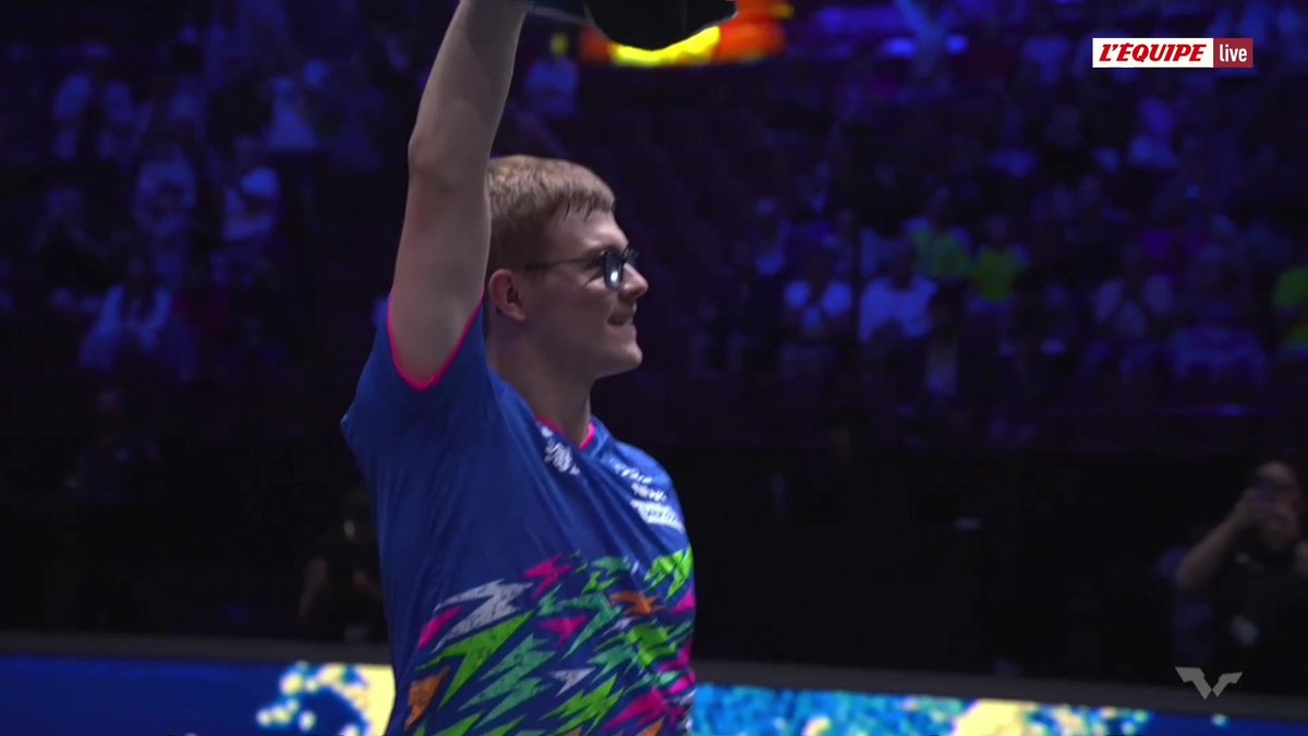 ALEXIS LEBRUN EST EN QUARTS DE FINALE DU WTT EUROPE SMASH ! ๐ Le Franรงais s'impose au terme d'un gros combat en cinq sets face ร Lin Shidong ! #lequipePING