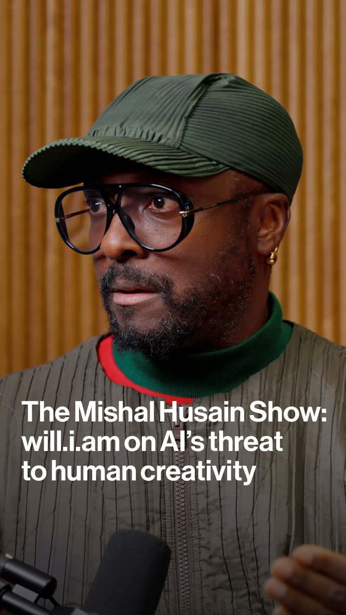 "How can you validate human sweat to make something?" tells Mishal Husain that in the era of AI, human creativity "should be worth more than just compute output." Listen at or watch The Mishal Husain Show at