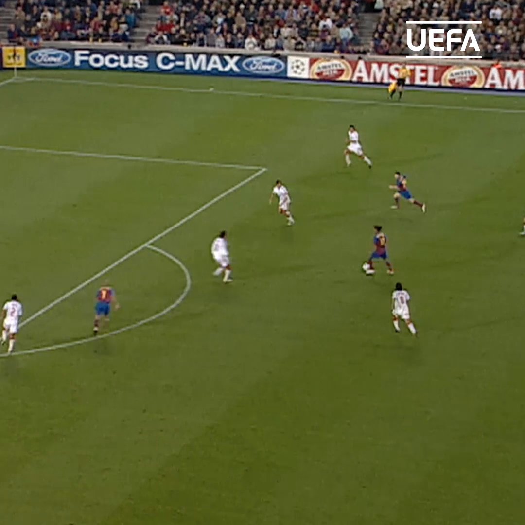 Ronaldinho's beauty vs AC Milan in 2004!