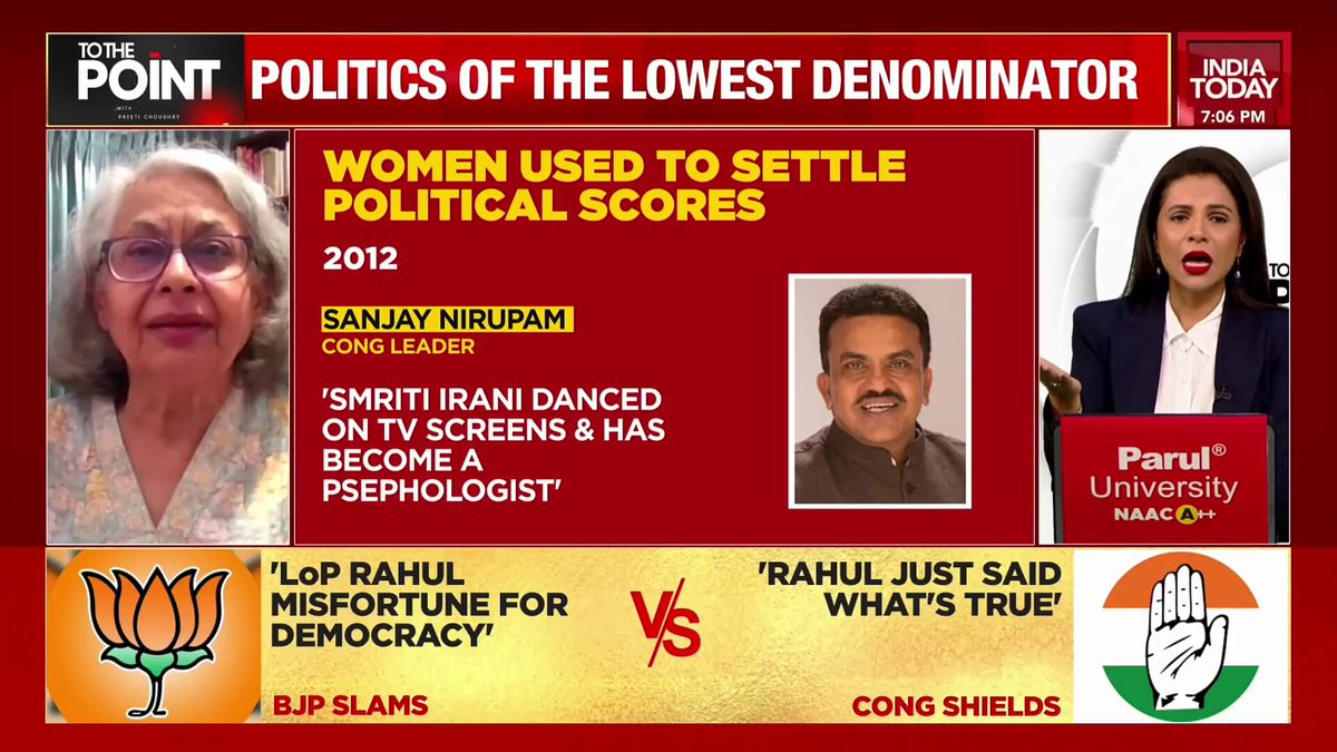 “The picture had to be posted to make Rahul Gandhi understand that these gestures are part of diplomacy,” says Tuhin A. Sinha तुहिन सिन्हा The BJP spokesperson's remarks comes amid the political slugfest over Rahul Gandhi and Sandeep Dikshit’s comments on PM Modi’s foreign policy, and the BJP’s subsequent response involving a picture of former PM Indira Gandhi. #TTP #SandeepDikshit #Congress #IndiraGandhi #RahulGandhi #Misogyny #Sexism #PMModi #GiorgiaMeloni Preeti Choudhry