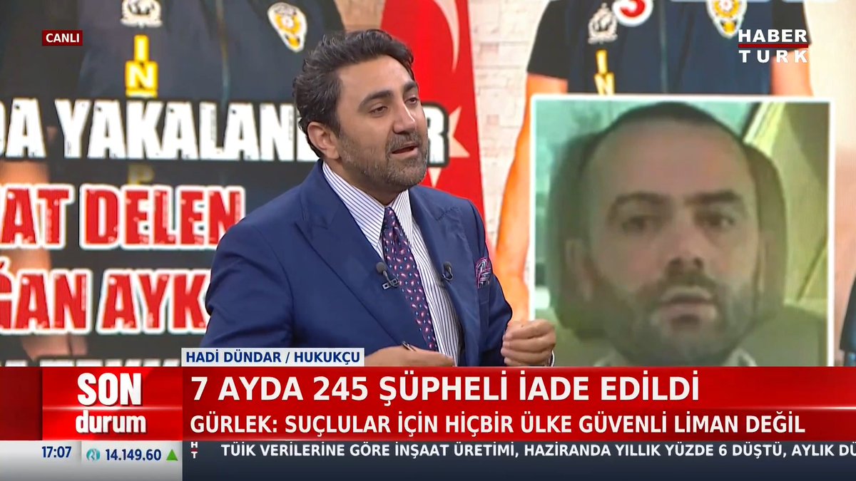 📌Bir suç örgütü lideri daha iade edildi Çok sayıda suç kaydı olan Serkan Kurtuluş Türkiye'de. #HabertürkManşet'te Zülfikar Ali Aydın sordu; Hukukçu Av. Hadi Dündar🇹🇷 değerlendirdi.