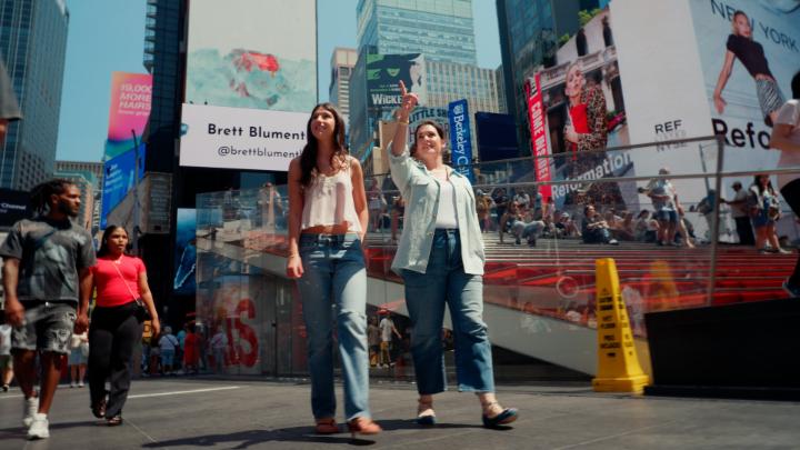 Talking theater, family, and crying on camera with Melanie Lynskey and Sunny Sandler from Don't Say Good Luck.