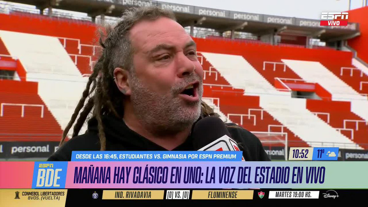“LA CONSTITUCIÓN DEL PRIMER EQUIPO QUE ROMPIÓ CON LA HEGEMONÍA DE LOS PODEROSOS”. La voz del Estadio UNO de Estudiante de La Plata. 😮💨🇦🇷