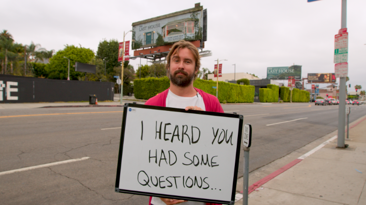 The man in THE LAST HOUSE billboard is out! And he's ready to answer your questions.
