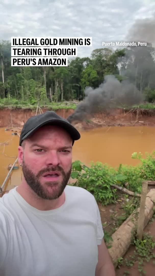 Peruvian authorities have intensified efforts against illegal gold mining in the Amazon's Madre de Dios region. Military patrols were deployed by helicopter to target mining sites along the Malinowski River. The raids aim to dismantle mining infrastructure, focusing on destroying valuable motors that power the operations.
