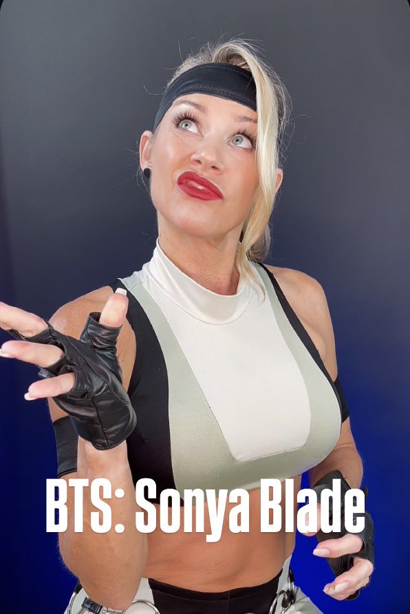 Promo content of “the real Sonya Blade” for Raiden Science Foundation I wonder why they didn’t use this? Anyway! Follow and support them! (Please)