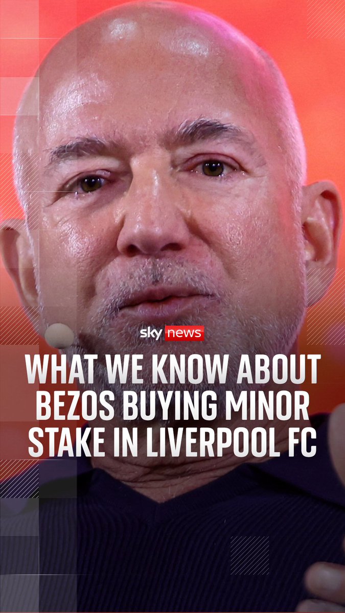 What do we know about Bezos buying a minor stake in Liverpool FC? Liverpool’s owners have confirmed a consortium featuring Amazon founder Jeff Bezos has concluded an agreement to buy a minority stake in the club. Sky's Rob Harris reports.