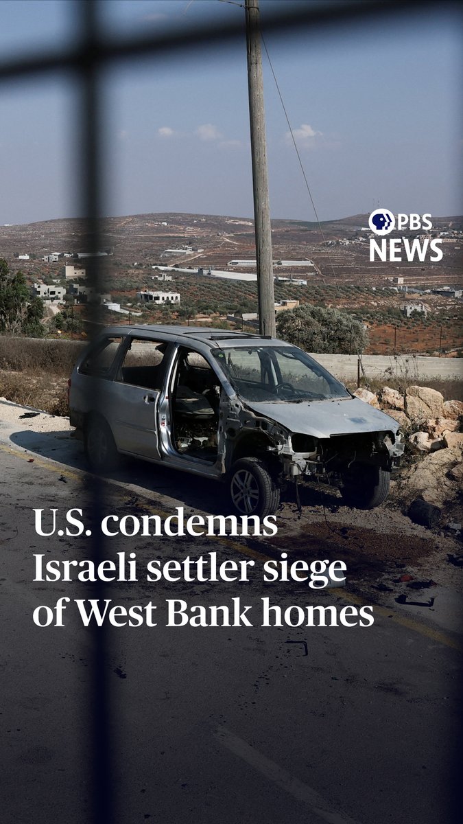 The U.S. has condemned the siege of Palestinian homes in the West Bank by Israeli settlers, who have cut off water, electricity and essential supplies to residents. U.S. Ambassador to Israel Mike Huckabee on Thursday called the settlers’ actions an “act of terror,” adding to American pressure that has prompted Israeli forces to intervene. Nick Schifrin reports.