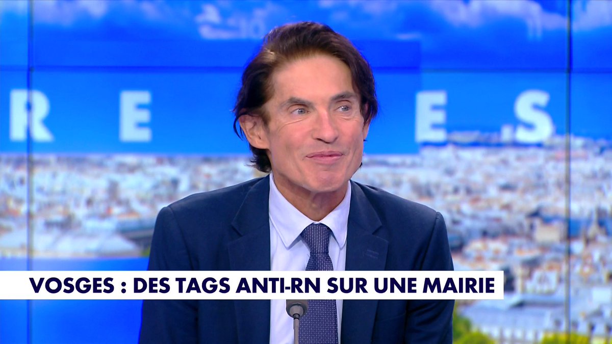 «Il y a beaucoup de gens à gauche et à l’extrême gauche qui regrettent que le Rassemblement national ne soit plus d’extrême droite», estime Arno Klarsfeld, évoquant la découverte de tags anti-RN sur la maire de Nomexy, dans #HDPros2Ete