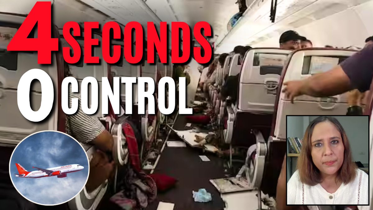 For 4 seconds, there was Zero Control on Air India Phuket Delhi flight that abruptly lost height. Doped Pilot or not, the co-pilot brought the plane under control till the hydraulic systems came back. With @Khalid_Ehsan & Aditya Paranjpe. In full