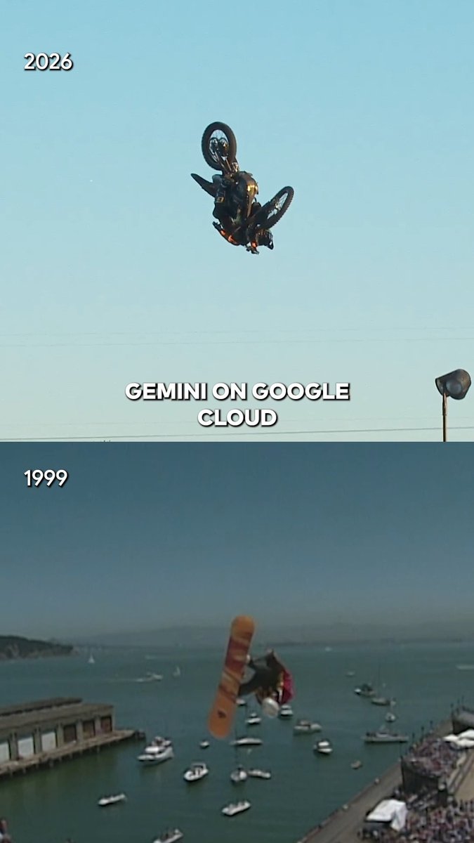 Different sports. Different eras. Same pursuit of style. Behind every Vault moment is Gemini on Google Cloud, helping us search a 20,000-hour archive spanning 30 years of X Games history in real time to find the right clip — right when we need it. Google Cloud