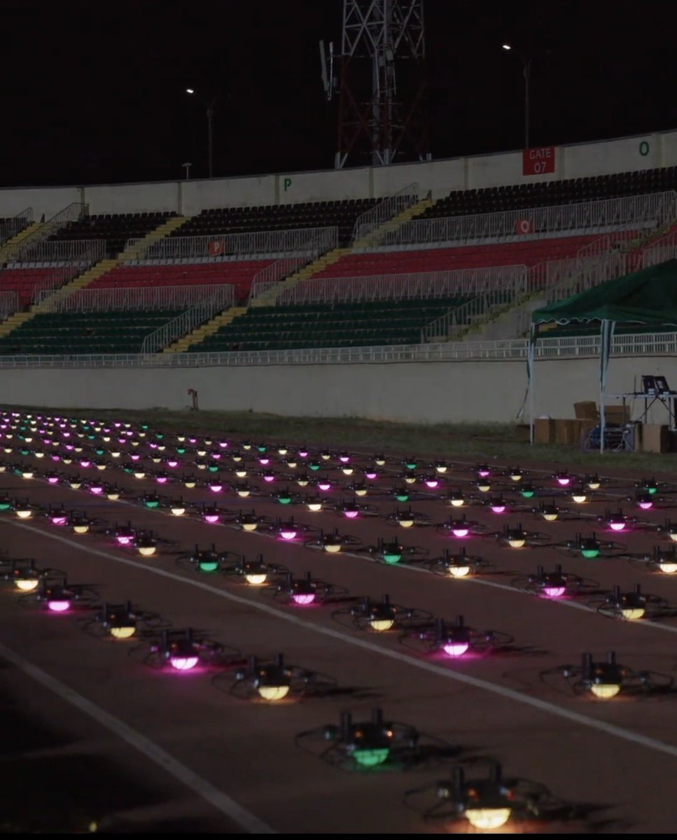 Kenya First Ever Drone show took place at Nyayo Stadium, Nairobi Enjoy….