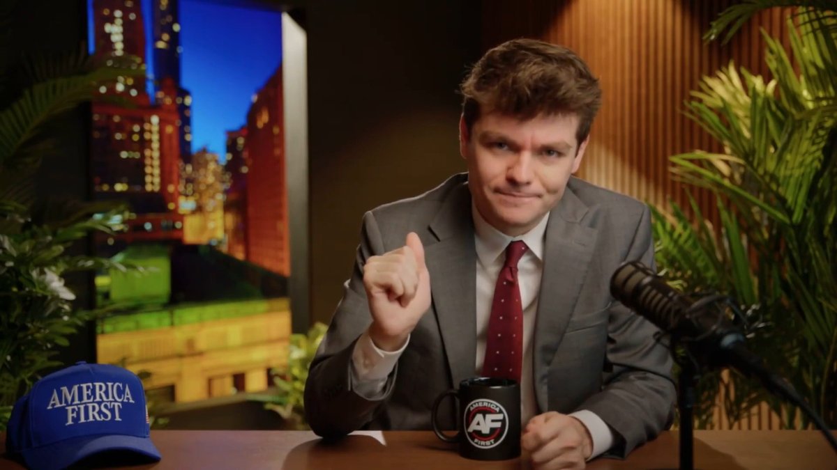 Nick Fuentes' patience is at the limit with all these alien tribes inside our country. "Who will raise up the flag for Christ? For the White man? For the United States of America? We have to embrace the Far Right, oppose White genocide, and oppose our Jewish oligarchy. That is foundational."