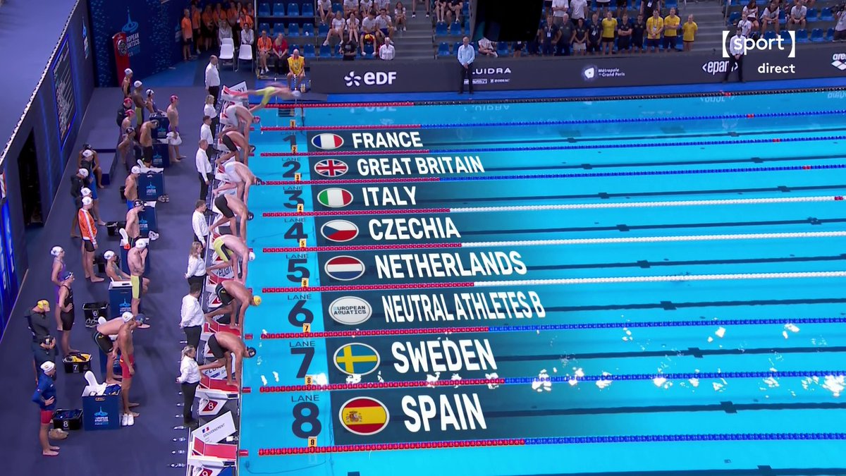 #Paris2026 | 🇫🇷 La France DISQUALIFIÉE du relais 4 × 100 mètres nage libre après sa 4e place ! 😣La cause : le faux départ de Maxime Grousset, qui s’est élancé avant le départ. 📺 Suivez le direct :
