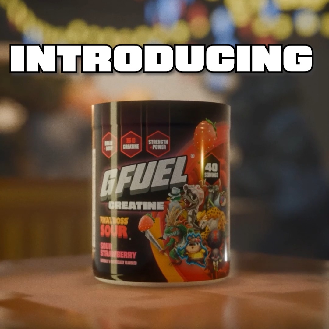 A NEW FINAL BOSS HAS ENTERED THE ARENA!🚨 Shop Now: Meet the all-new G FUEL x Final Boss Sour Creatine in a bold Sour Strawberry flavor.🍓 This isn’t your average creatine. Get 5g of creatine per serving in a mouthwatering sour strawberry flavor you’ll actually look forward to drinking.