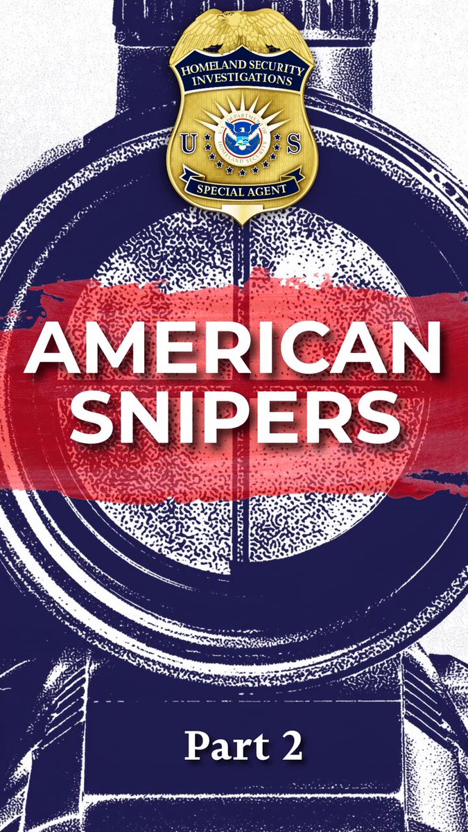 📺Watch the last episode of ICE Homeland Security Investigations's “American Snipers,” featuring our Special Activities Unit! Check our feed from Aug.12 for episode one of the two-part series.