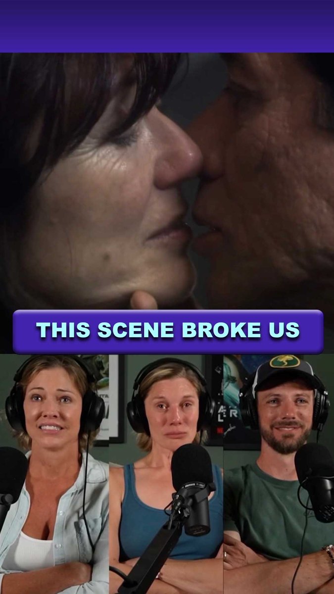 ADAMA. SIR. You can’t just kiss Roslin like that while we’re sitting here trying to hold it together. Actual tears. Zero chance. Classic BSG🚀🌟 Full watch-along video WITH Tricia Helfer on our Patreon page (link in da bio). #BattlestarGalactica