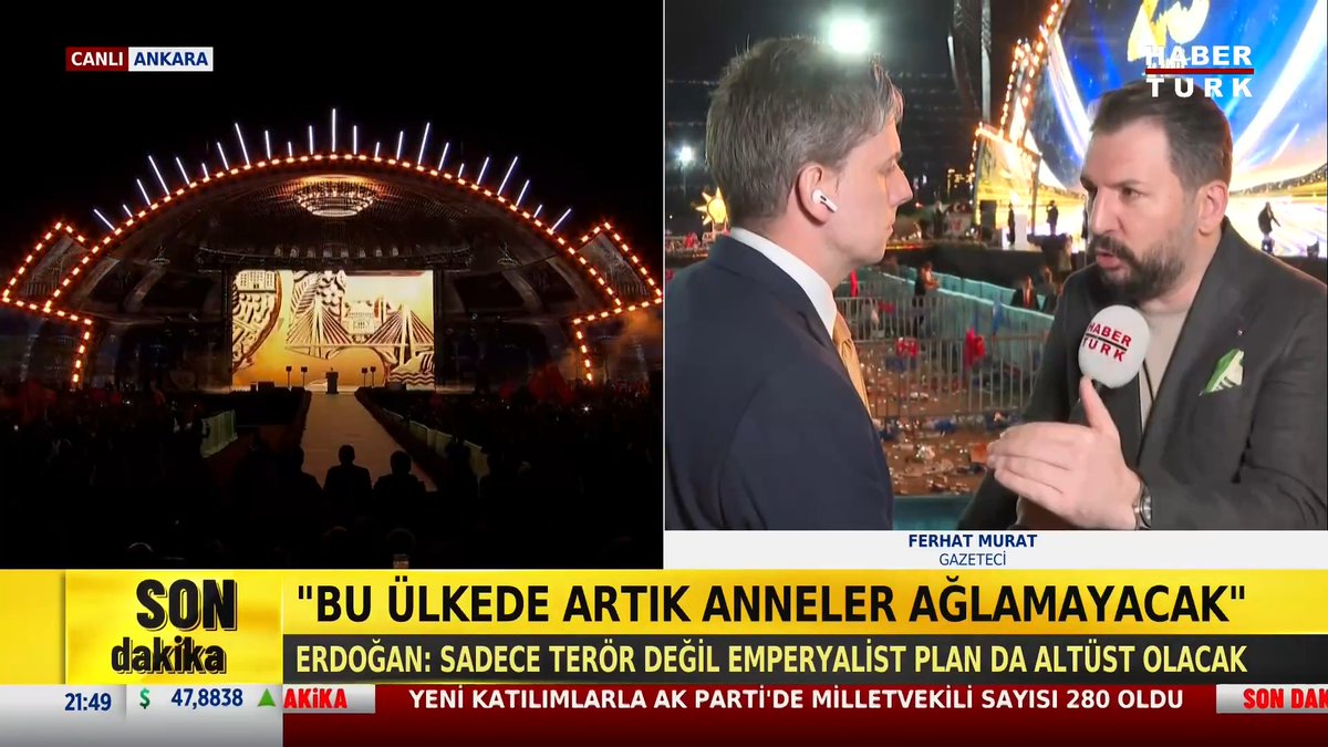 #SONDAKİKA - AK Parti’ye 3 yeni katılım Ömer Karakaş, Mehmet Mustafa Gürban ve Mustafa Bilici AK Parti’ye katıldı. Gazeteci Ferhat Murat #OlaylarveGörüşler'de değerlendirdi.