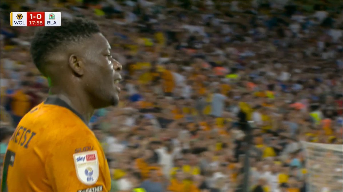 "A vibrant Molineux rejoices!" 🎉 Marshall Munetsi cooly slots home for Wolves to give them the lead on the opening night of the Championship season 🥶