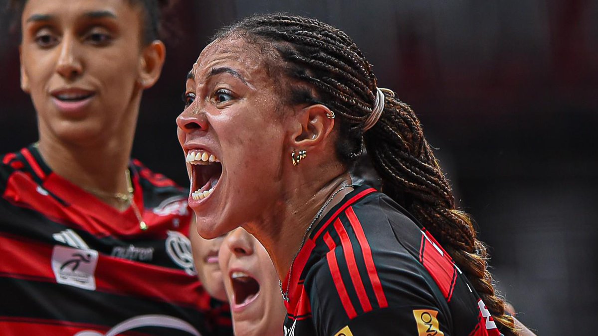 🔥🇺🇸 SIMONE LEE IS READY FOR ANOTHER BIG SEASON! The top scorer in the Brazilian Superliga in her first season in Brazil, with 525 points, Simone Lee is staying with Sesc Flamengo. 💥 The American will join the club after competing at the NORCECA Championship later this month, ready for another season in red and black. ❤️🖤 🎥 SporTV / VBTV 🏐 #Volleyball #Volei
