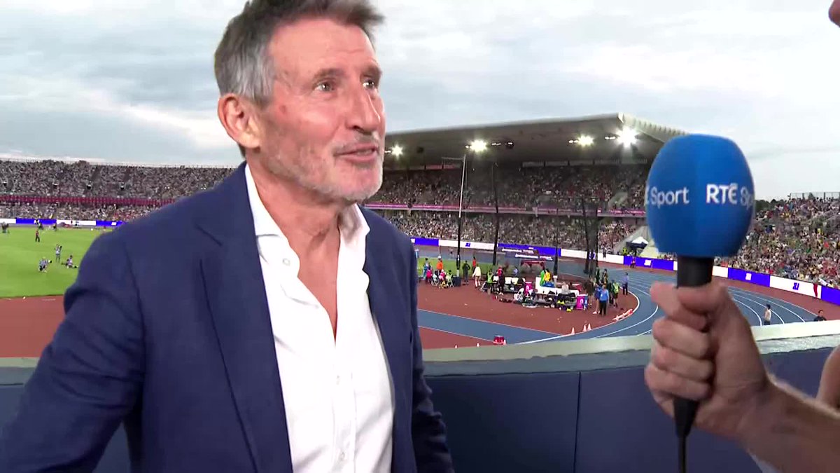 "It's a huge moment for Ireland" World Athletics president Seb Coe caught up with David Gillick to reflect on Mark English's triumph and more #RTESport