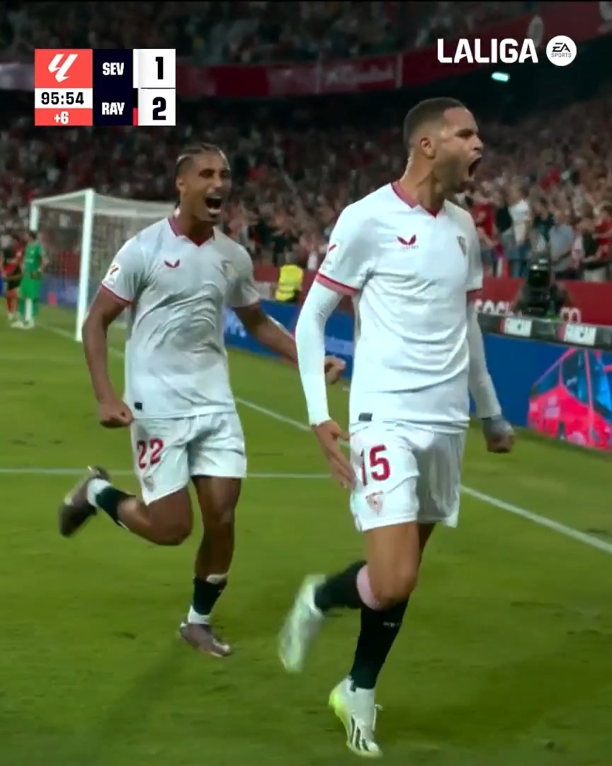 😲 𝐀𝐢𝐫-Nesyri apareció en el descuento. SevillaRayo | VUELVELALIGA
