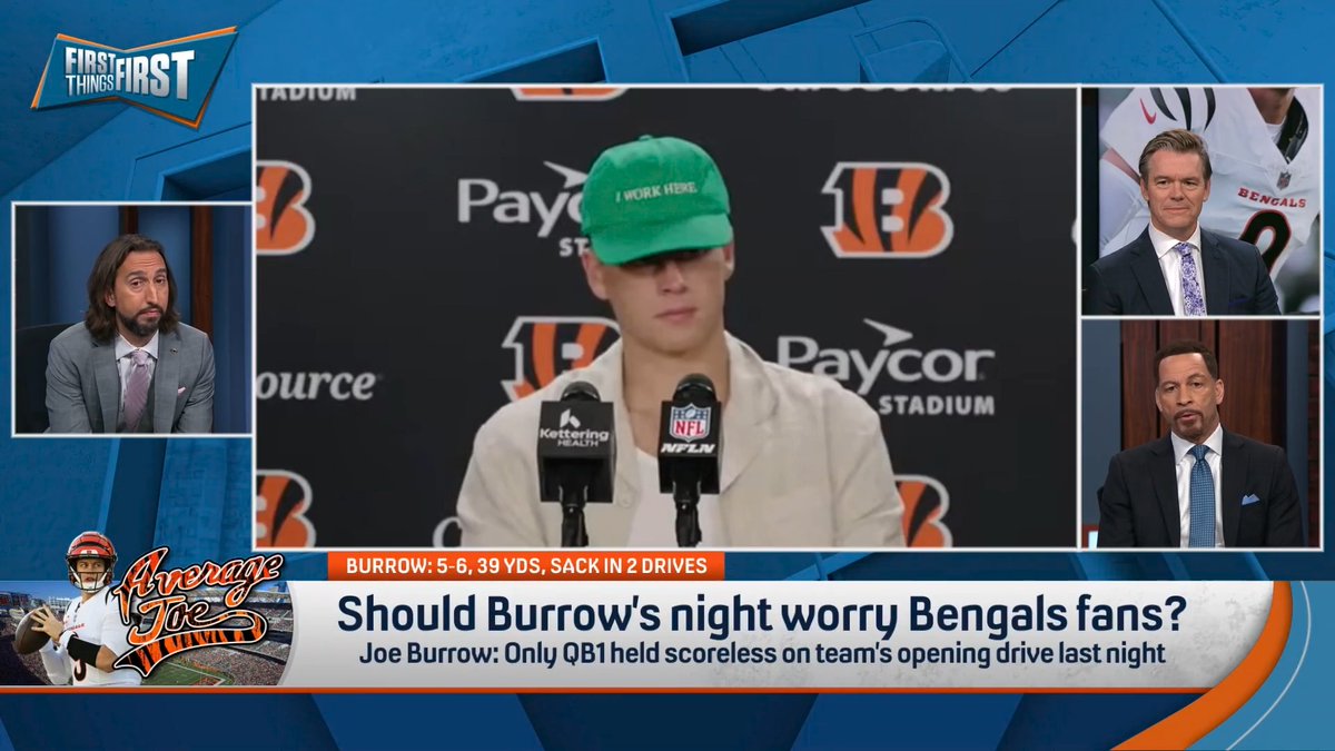 Something or nothing: Joe Burrow’s “I work here” hat? nick wright, Wildes, and Chris Broussard discuss: