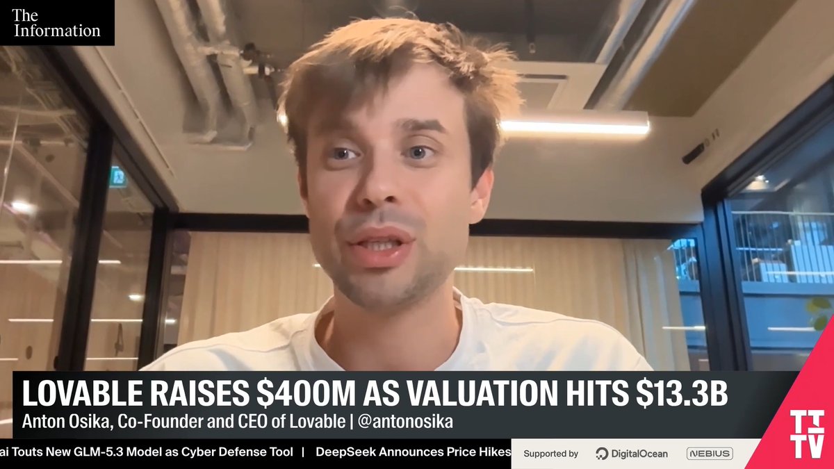 How are companies using AI to replace traditional software? Lovable Co-Founder and CEO Anton Osika explains: "Every time they're looking at new software or new tools, they consider, can we just build this at Lovable instead?" "And so far, they've switched out ten different applications… and saving $1 million per year."
