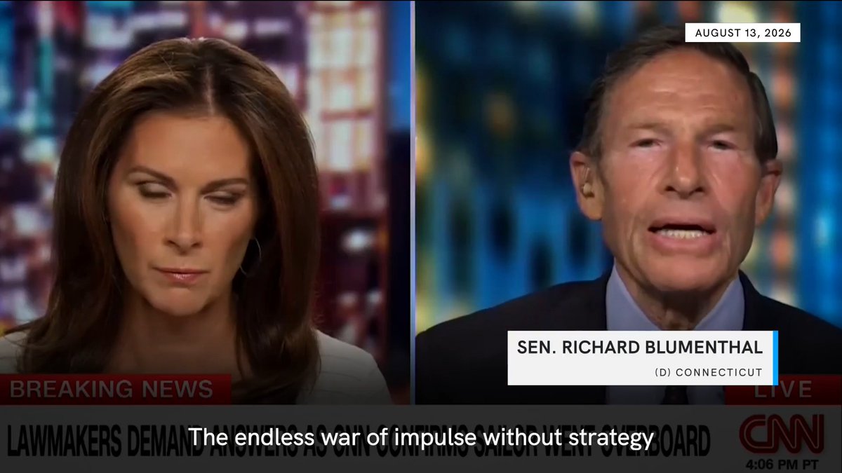 No food. No toothpaste. No hot water. 200+ days without setting foot on land. And Hegseth wants to call it fake news? Richard Blumenthal: This is a real strategic issue and a toll on our military readiness.