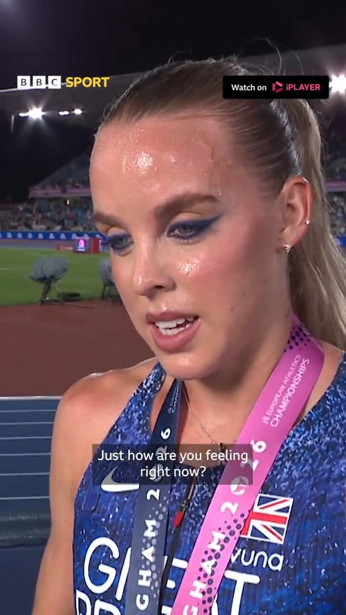 “I really thought I was going to win today.” 💔 Mixed emotions for Keely Hodgkinson after taking silver in the women’s 800m 🥈