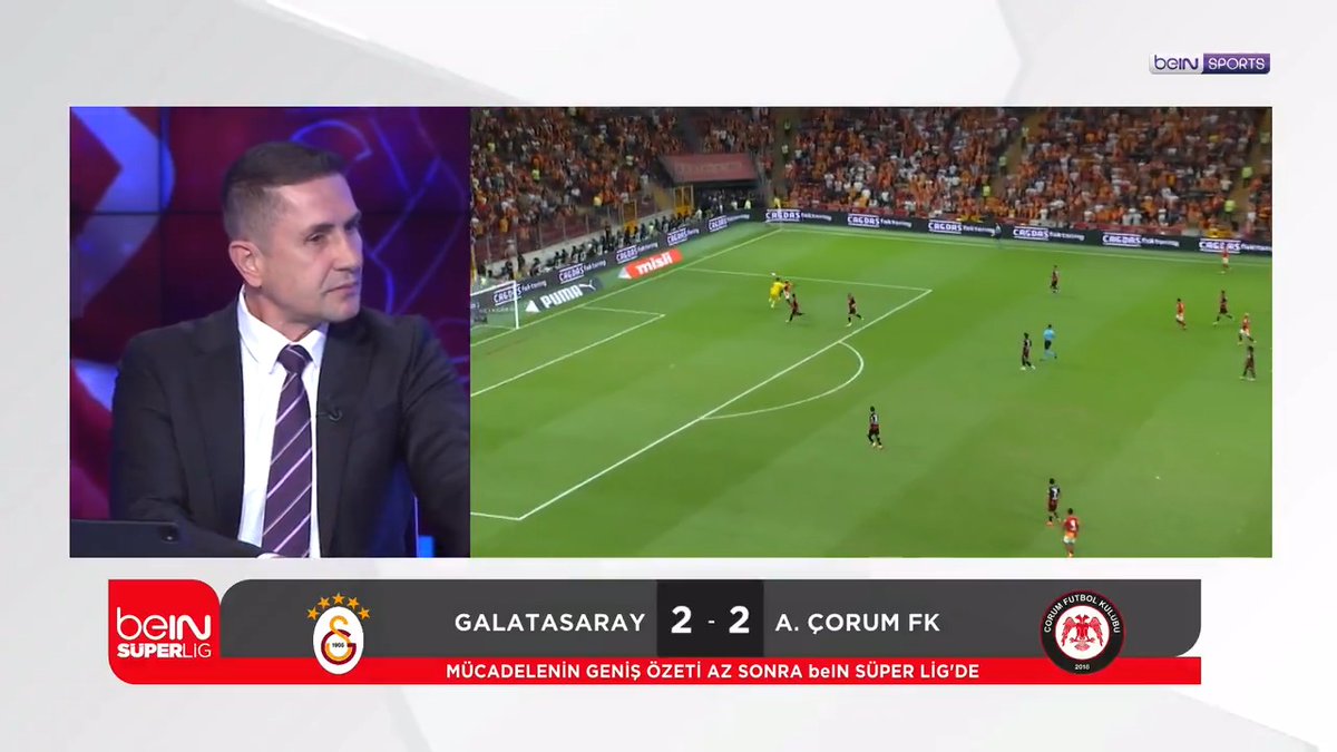 🟡🔴 Galatasaray 2-2 Arca Çorum FK 🔴⚫️ | #GSvÇRM 💬 "Çorum FK, akıllı bir oyun ortaya koydu. Tebrik etmek lazım." 💬 "Maçı bırakmayan bir Çorum FK vardı." 🗣️ Seyhan Şaşko & Emre Aşık | #beINSÜPERLİG