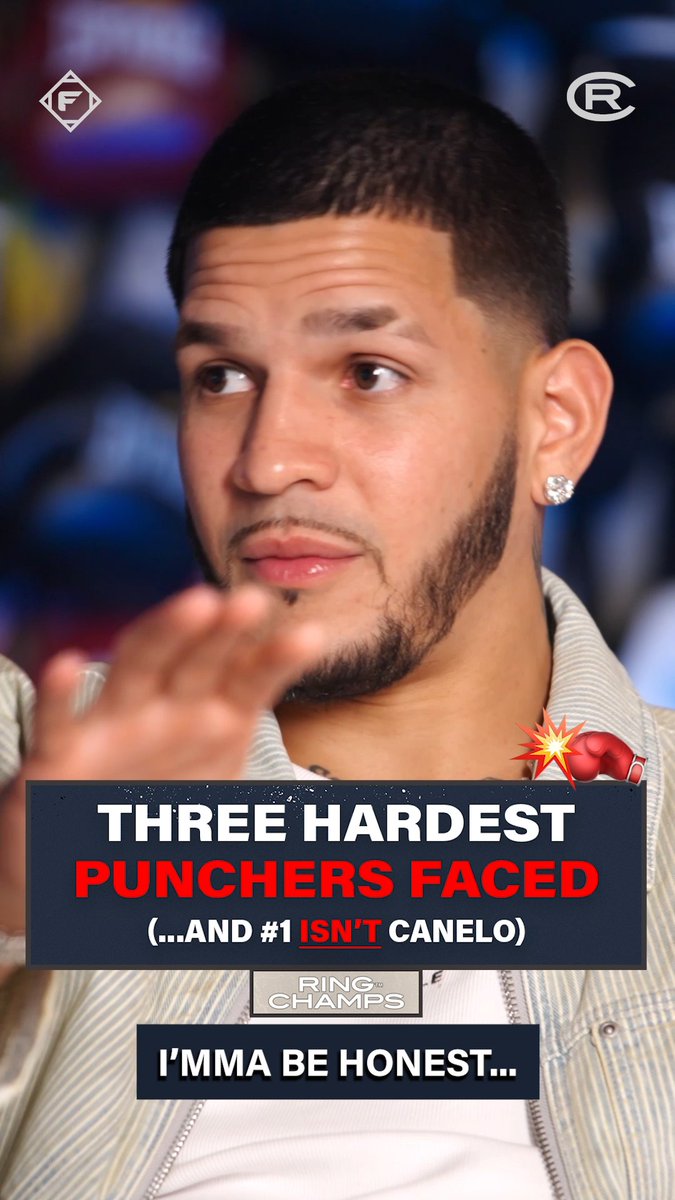 Canelo may be known for his incredible pop... but he's NOT the hardest puncher Edgar Berlanga has faced 😵💥🥊 Full episode with Edgar Berlanga is out now on the RING CHAMPS YouTube.