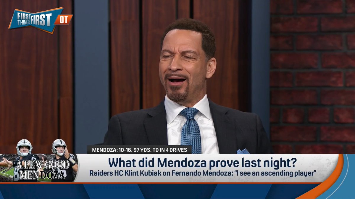 “He reaffirmed and confirmed what I felt before the preseason which is Fernando Mendoza should start Week 1 for the Raiders.” Danny Parkins explains: