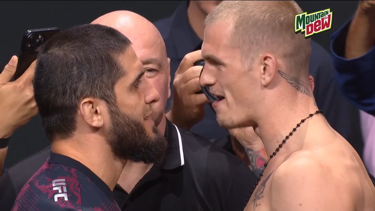 マカチェフ×ギャリー 試合前最後のフェイスオフ！ #UFC