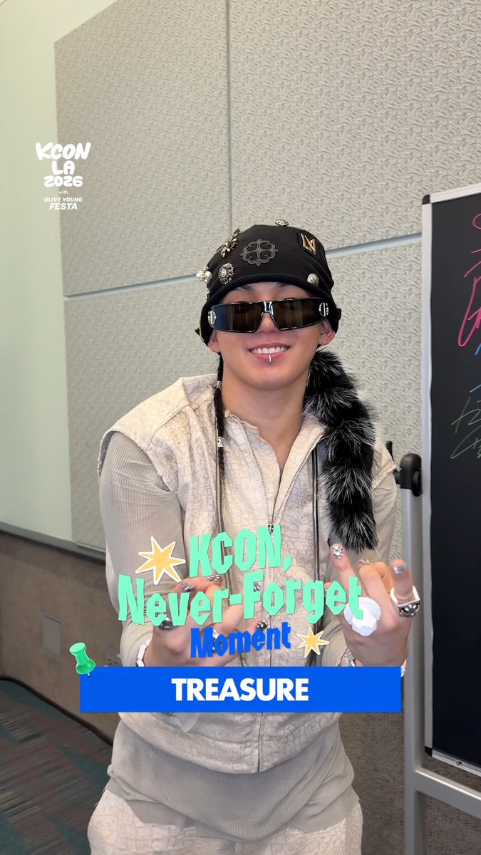 [#KCONLA2026] ✍️ #TREASURE Writes a Never-Forget KCON Moment! Watch till the end to see the unforgettable moment shared with KCONer! TREASURE MAKER - KCON LA 2026 AUG 14-16 Arena, LA Convention Center Let’s #KCON