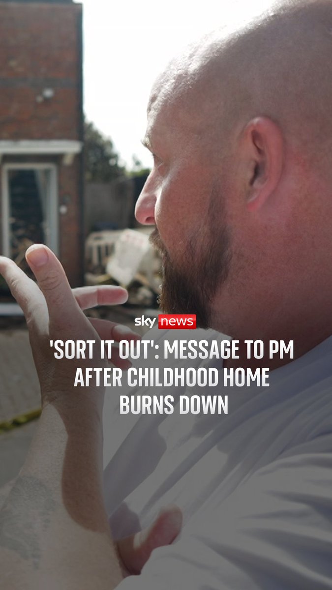 'Sort it the hell out.' A man sends a message to the PM after his mother's home in Birmingham burned down following extreme heat in the UK. Live updates: