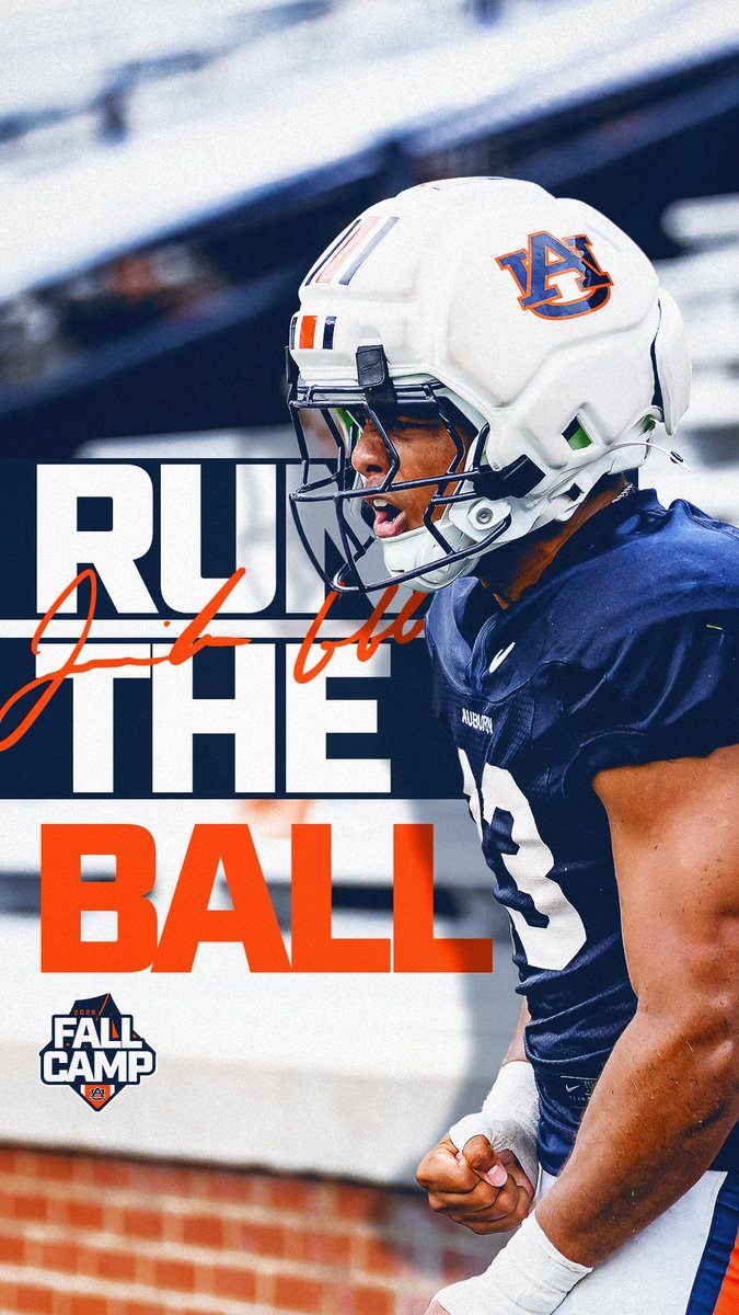 At Auburn, we run the ball ๐ค๐จ