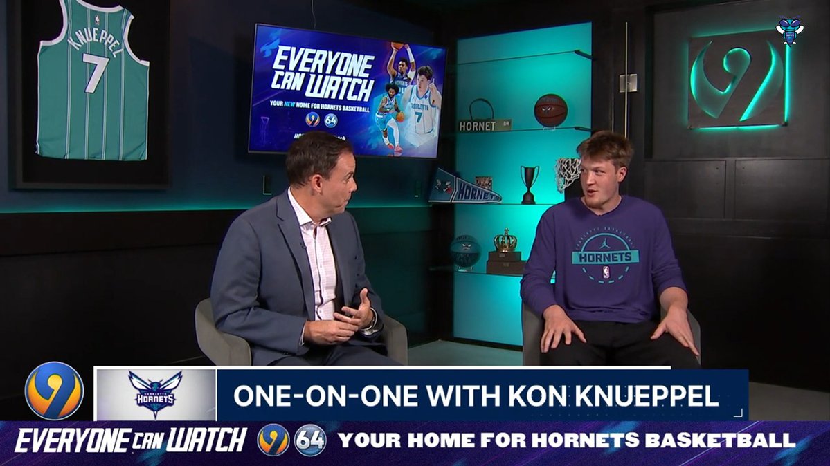🎙️ Kon Knueppel: "Our goal is to make the playoffs, and we fell short of that. Gotta come back with a different fire and just use it as fuel... that's gonna be our goal again. We want to get there. We want to play significant games at end of the season." Kon's 1-on-1 on WSOCTV: