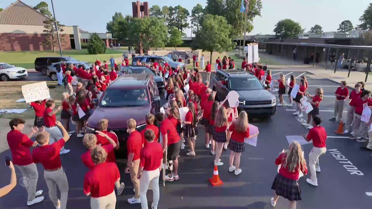 This first-day-of-school tradition leaves freshmen embarrassed, parents slightly emotional and hundreds of seniors cheering. Steve Hartman is On the Road in Oklahoma.