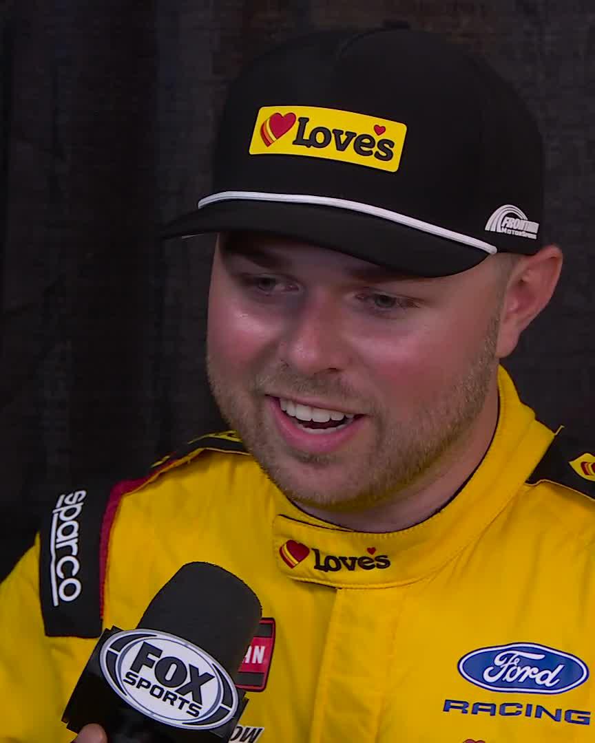 Points leader Layne Riggs 🇺🇸 has comparable stats to reigning champion Corey Heim through 16 races. His thoughts on keeping the momentum rolling tonight.