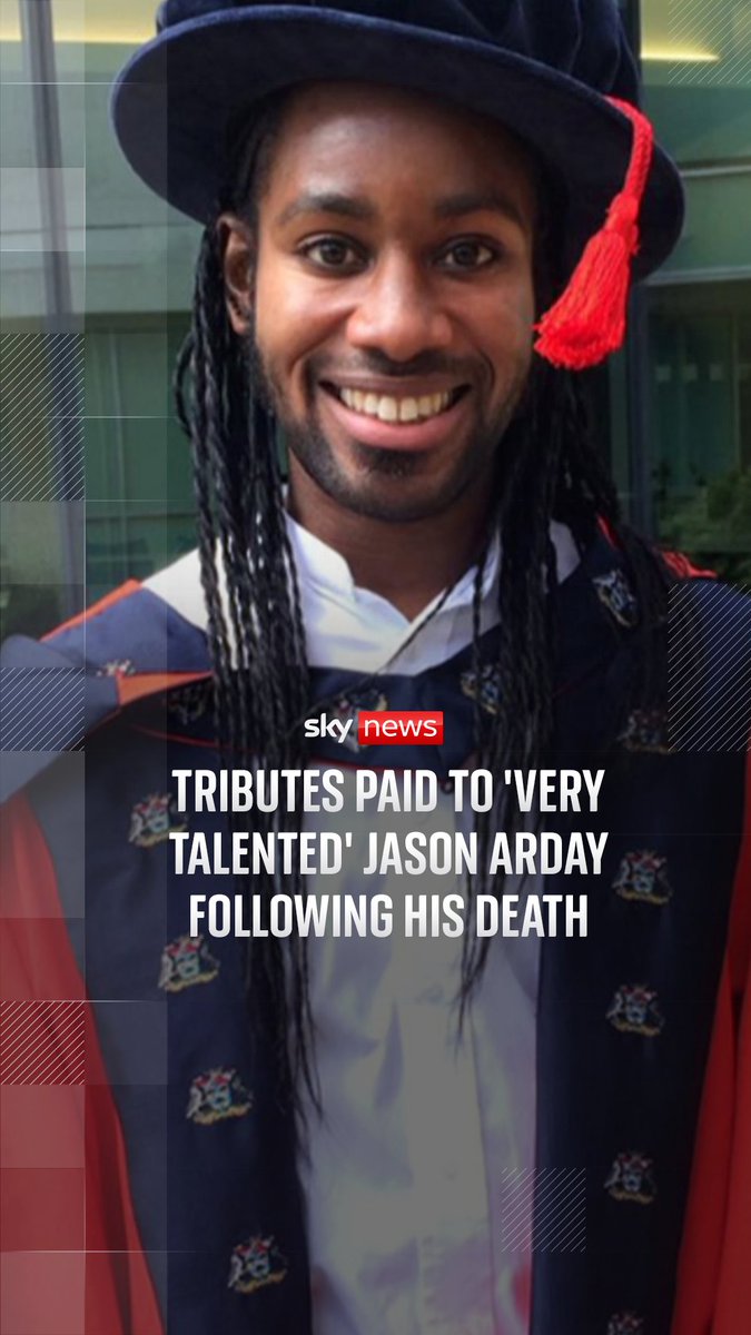 Tributes have been paid to the 'very talented' Jason Arday following his death. The former Cambridge professor resigned following accusations of plagiarism. Sky's Phoebe Southworth reports.