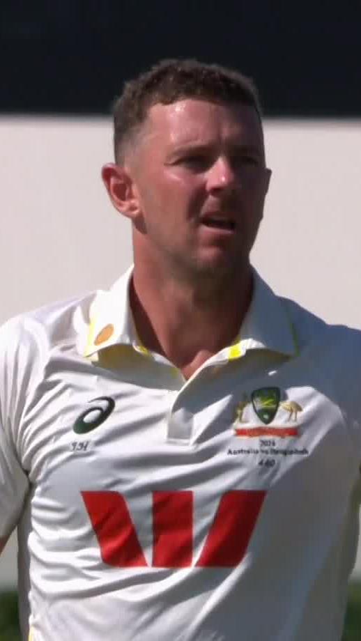 Josh Hazlewood thought he had Mehidy, but what did you make of this decision? #DRSChallenge | @westpac | #AUSvBAN
