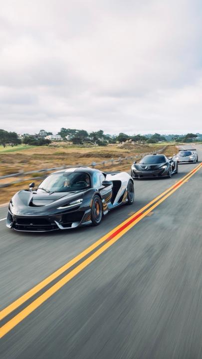 Three legends. One moment.🧡 McLaren F1, P1 and W1 together in Monterey. Three generations of the ultimate “1” series, captured in one unforgettable moment. Automotive history, in motion. #McLarenF1 #McLarenP1 #McLarenW1 #McLarenAuto #MontereyCarWeek