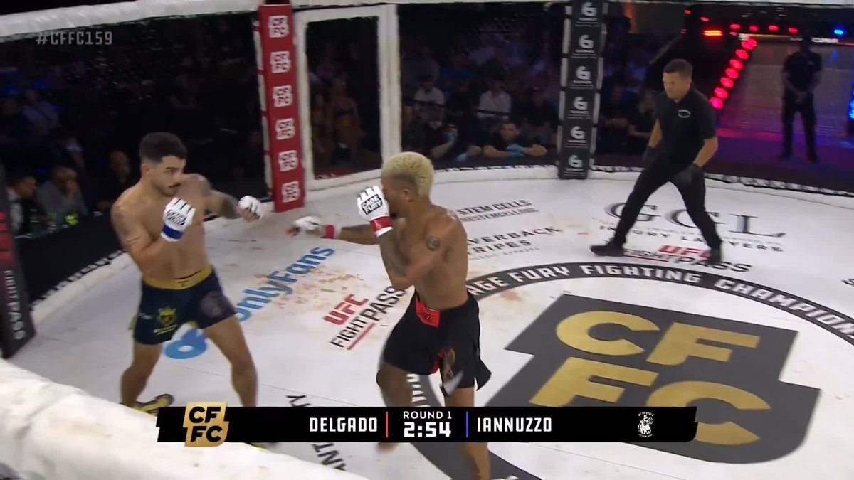 INSANE HEADKICK KO FROM JEREMIAH DELGADO 🤯 #CFFC159