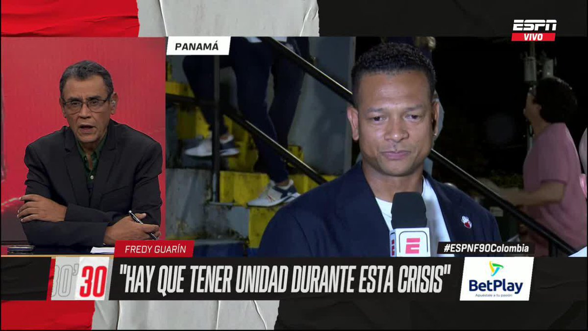 "El mensaje es de UNIDAD, no importa de dónde seamos. Estamos tocando puertas" Fredy guarin desde Panamá, habla sobre su ayuda y el mensaje a los damnificados por el terremoto en Colombia. ▶️ No te pierdas #ESPNF90Colombia en el Plan Premium de #DisneyPlus