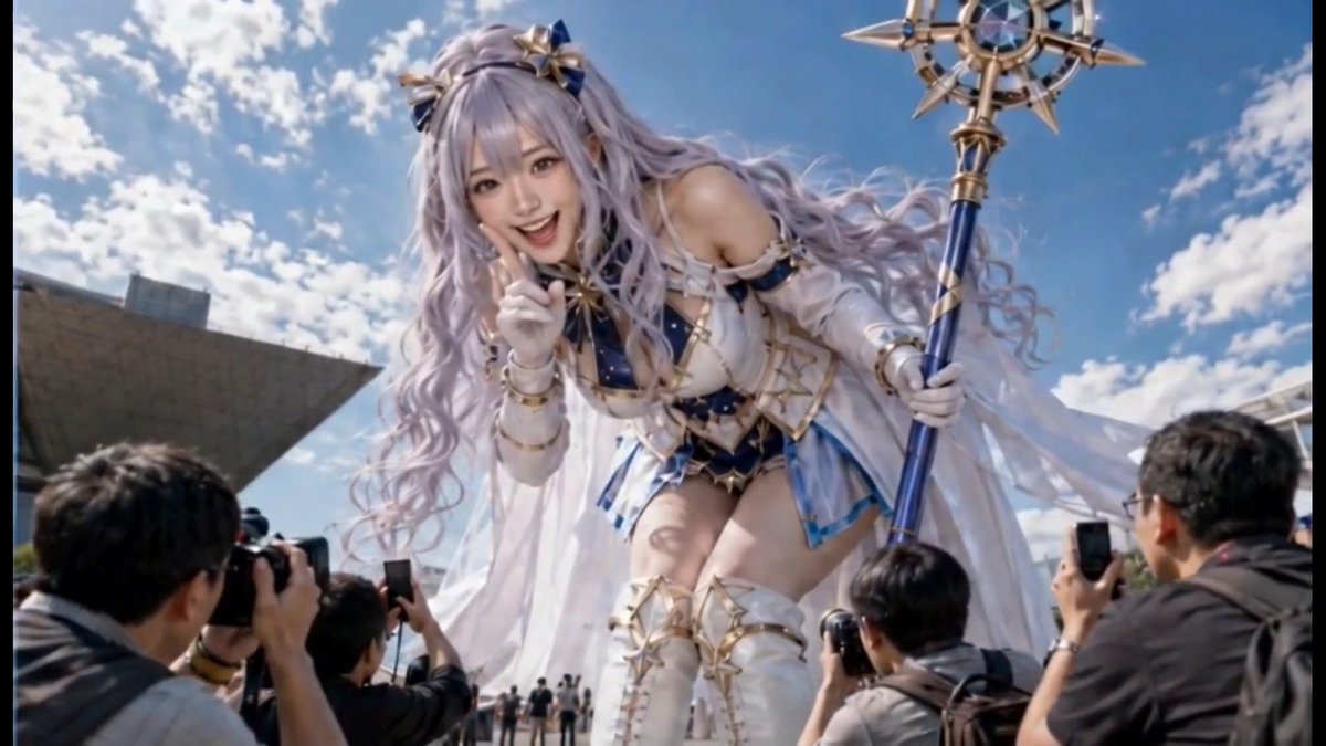 【特別編】夏コミ巨大化レイヤー計画(1日目) -会場ぜんぶ、私の撮影スポット♪-(第2話/全4話) #giantess #巨大娘