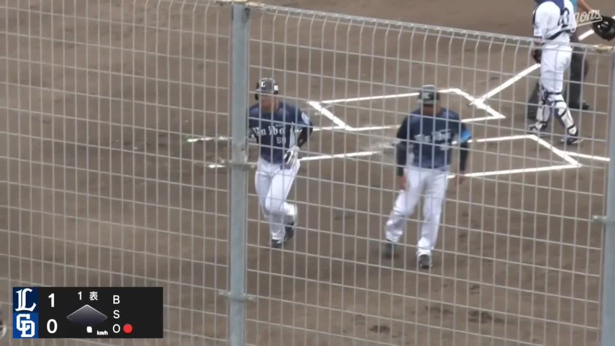 ルーキー対決を制した ドラ５ルーキー 横田蒼和 逆方向へ先制の一発！ ⚾中日×西武（ファーム） #イージースポーツ #seibulions #だったらDAZN